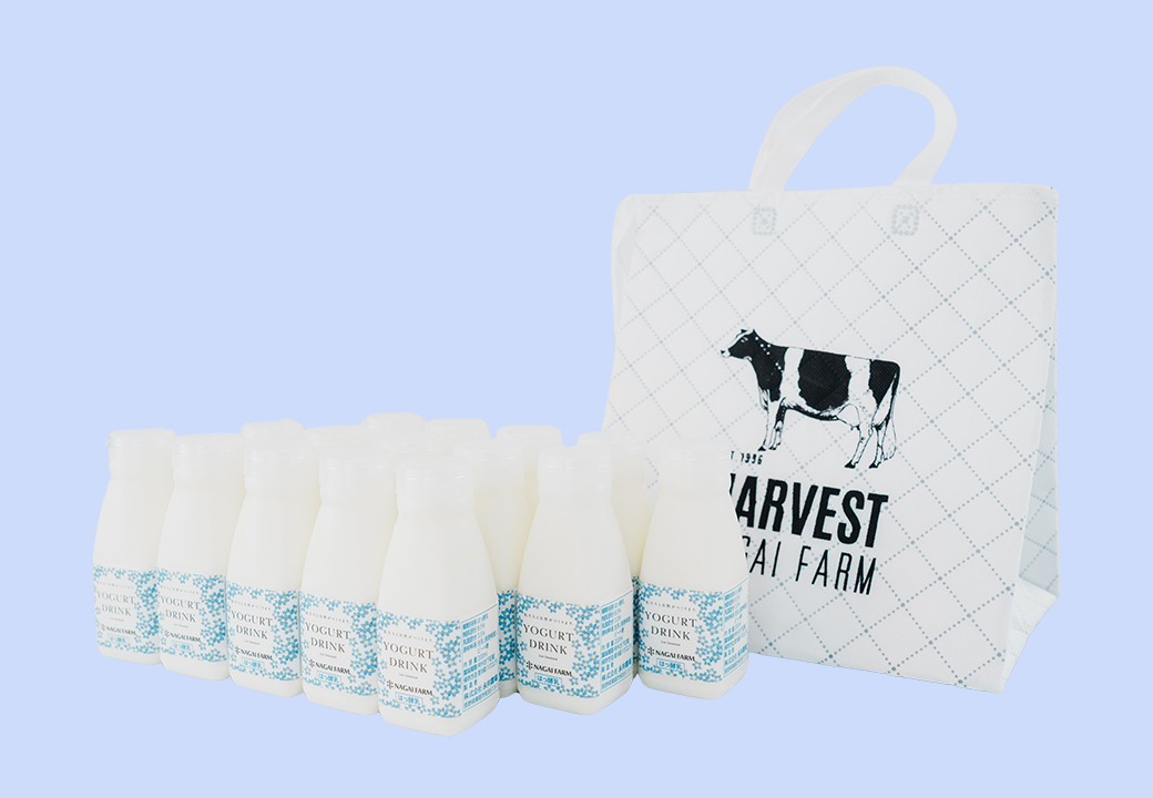 永井農場の飲むヨーグルト【200ml×15本】　オリジナル保冷バック入り